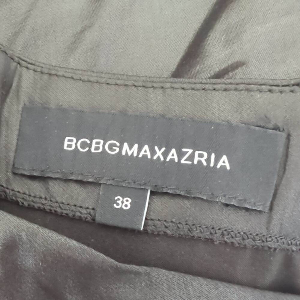 BCBGMAXAZRIA Wylie Dress Womens 38 6 Runway Designer Luxury Black‎ Shimmer $368 - Picture 12 of 16